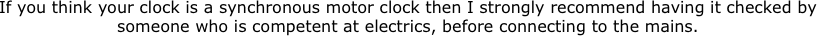 If you think your clock